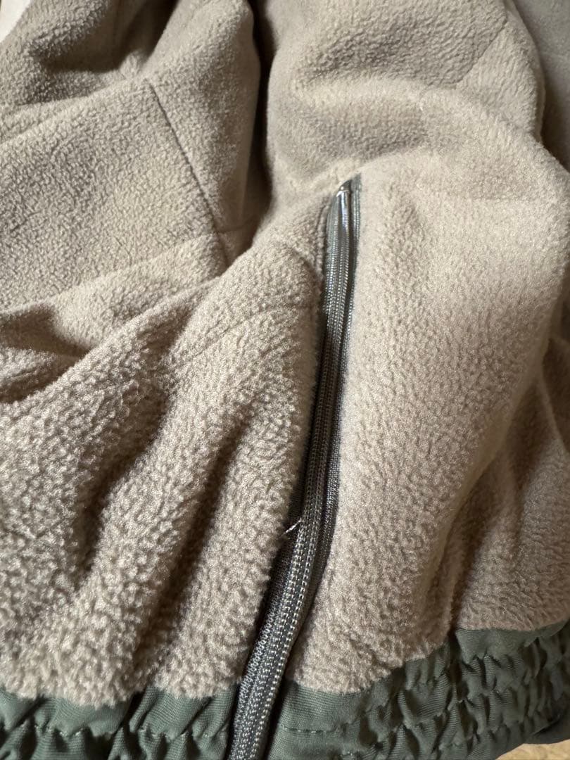 北欧暮らしの道具店　洗える ショート丈コート　カーキ