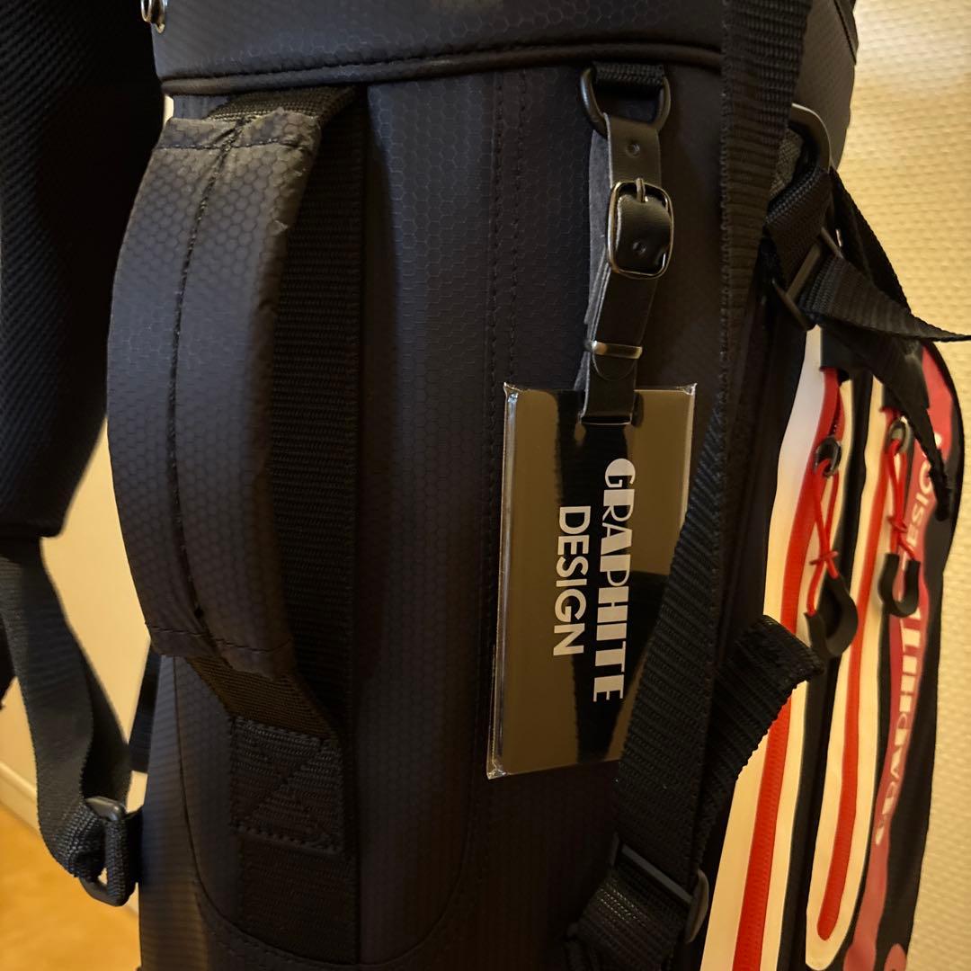 TOUR AD キャディバッグ ブラック・レッド