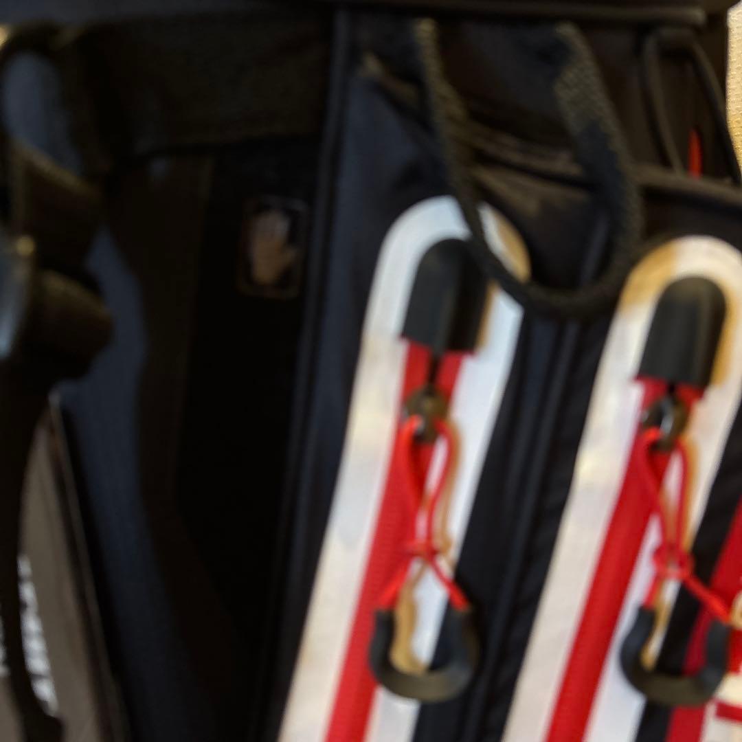 TOUR AD キャディバッグ ブラック・レッド