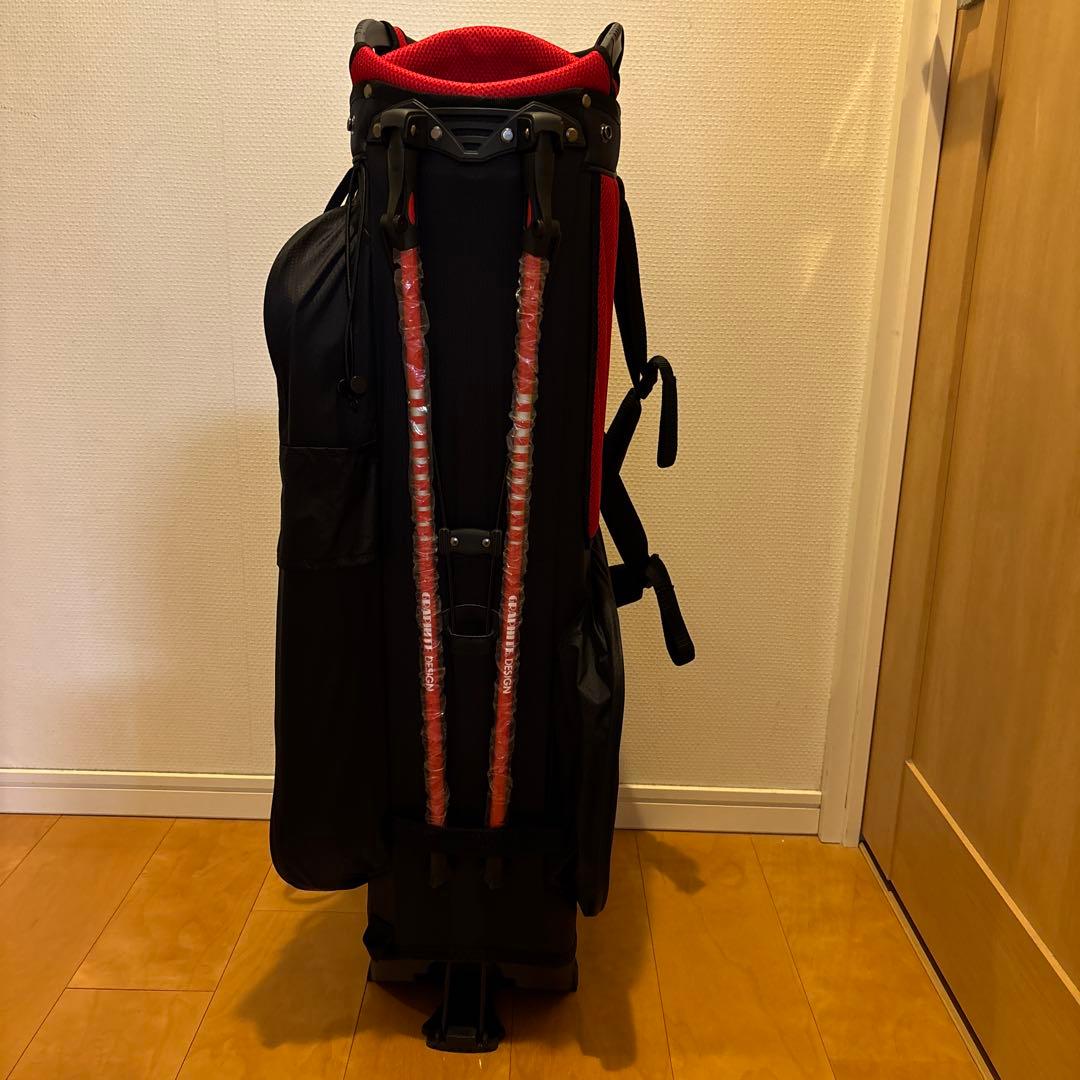 TOUR AD キャディバッグ ブラック・レッド