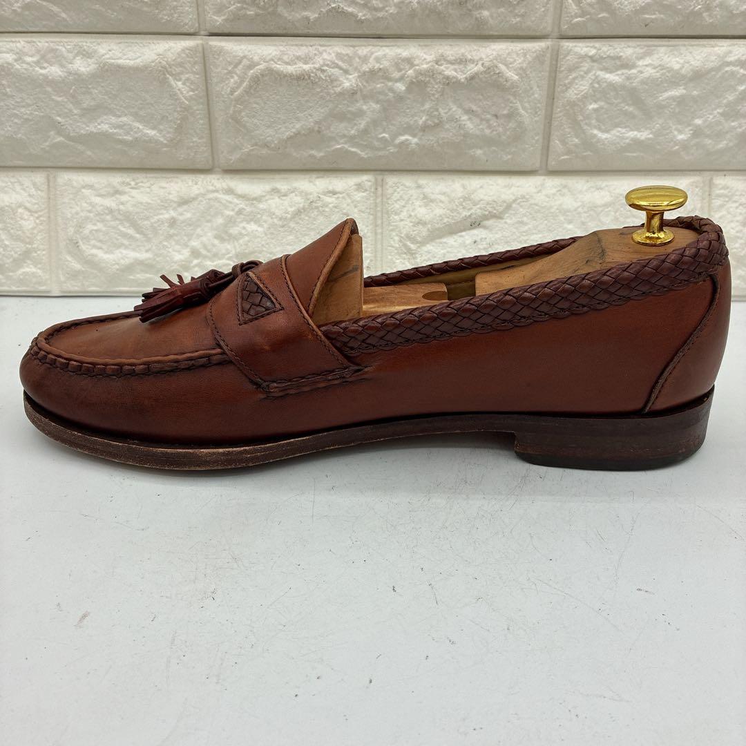 【良品】アレンエドモンズ タッセルローファー11D Maxfield レザー 茶