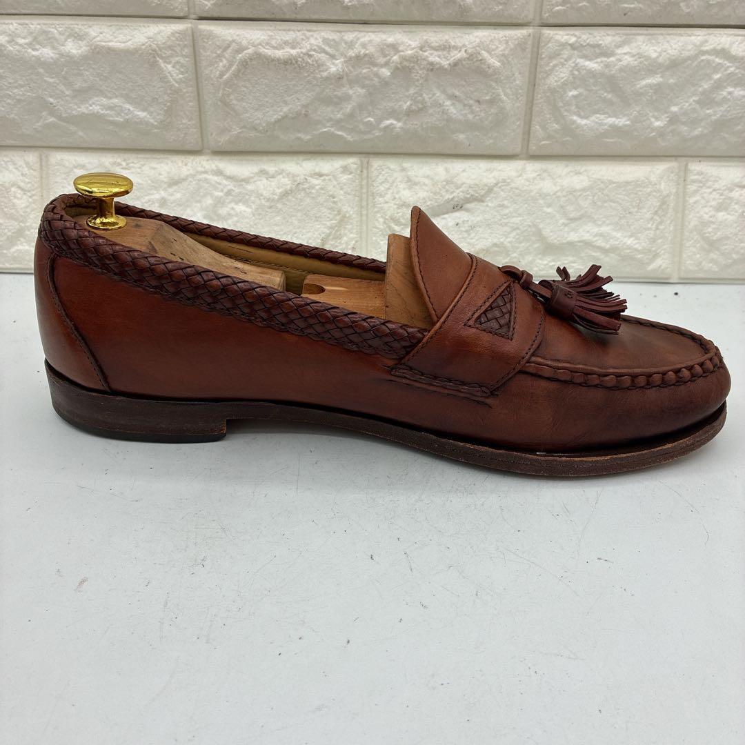 【良品】アレンエドモンズ タッセルローファー11D Maxfield レザー 茶