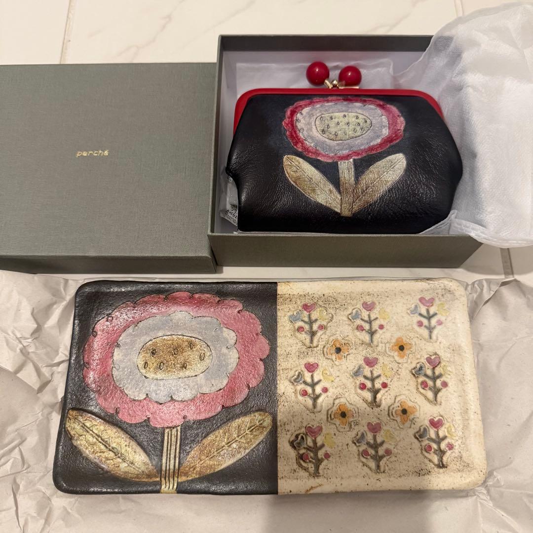 本田あつみ　Flower in daily Life お財布＆プレートセット