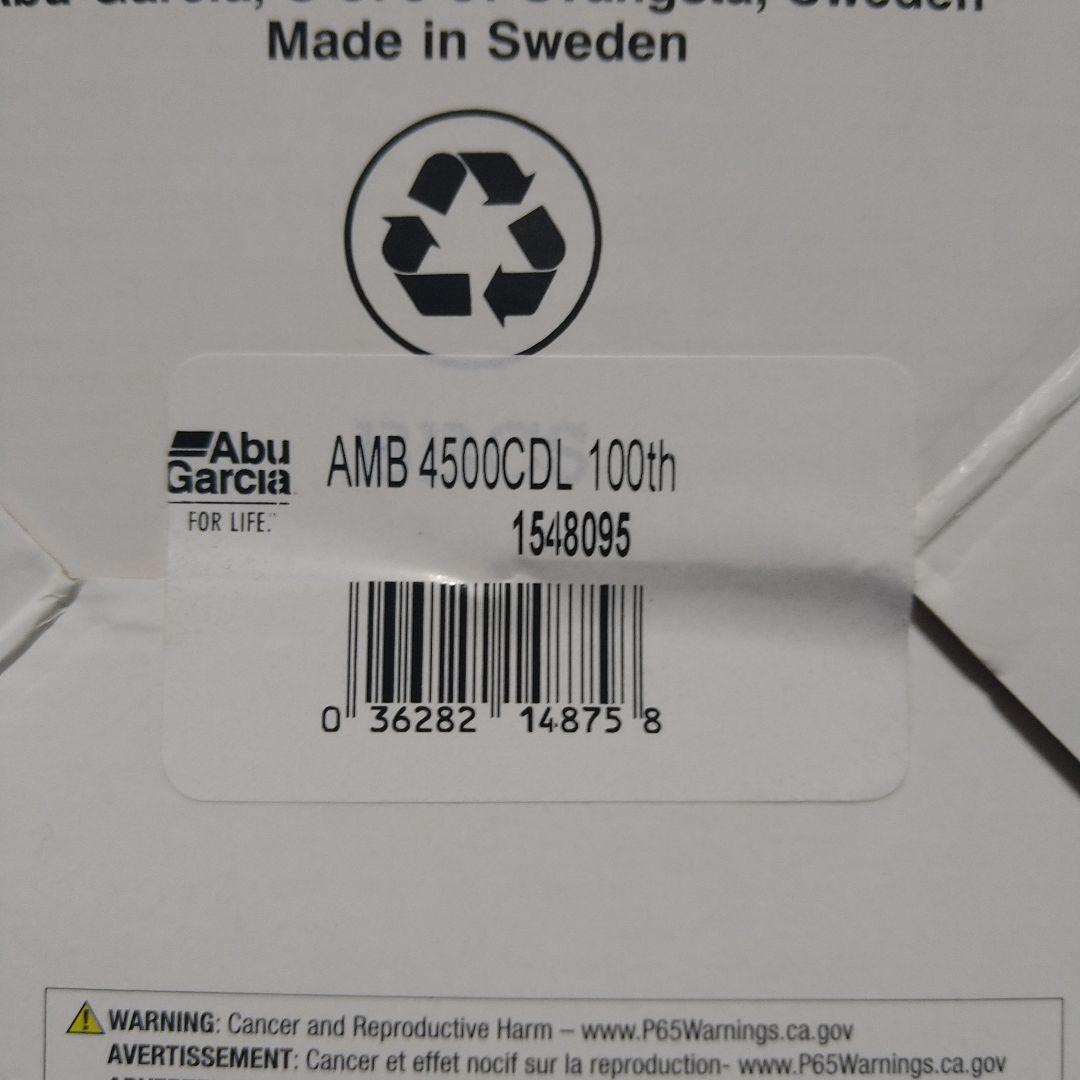 リール abu 4500CDL 100th