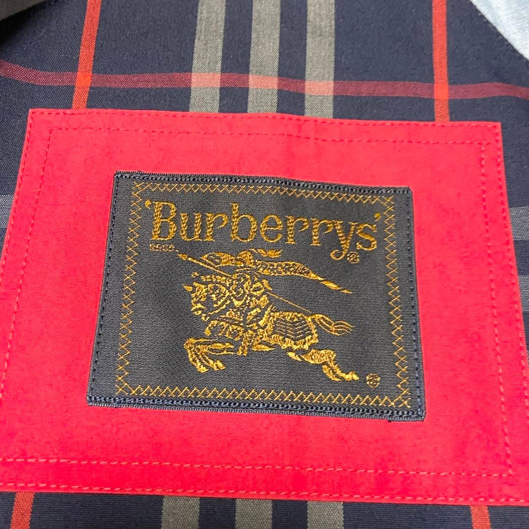 【美品】バーバリー アーカイブロゴ 裏地チェック ロングコート サイズM