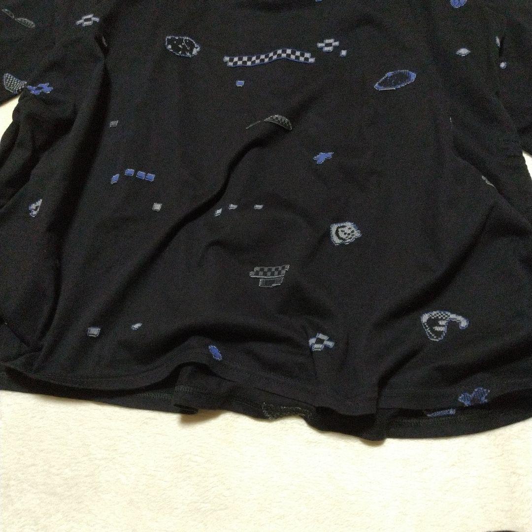 新品同様　慈雨　センソユニコ　チュニック　カットソー　濃紺　黒　L　7分袖