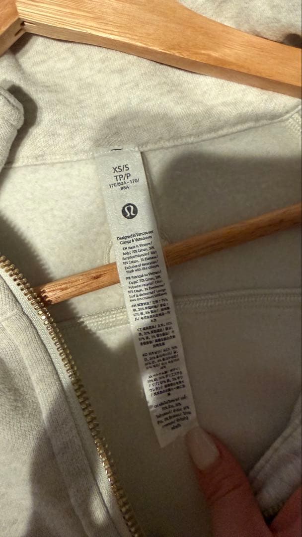 Scuba オーバーサイズ ファネルネックハーフジップ