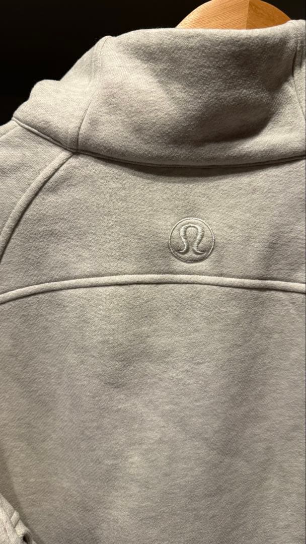 Scuba オーバーサイズ ファネルネックハーフジップ