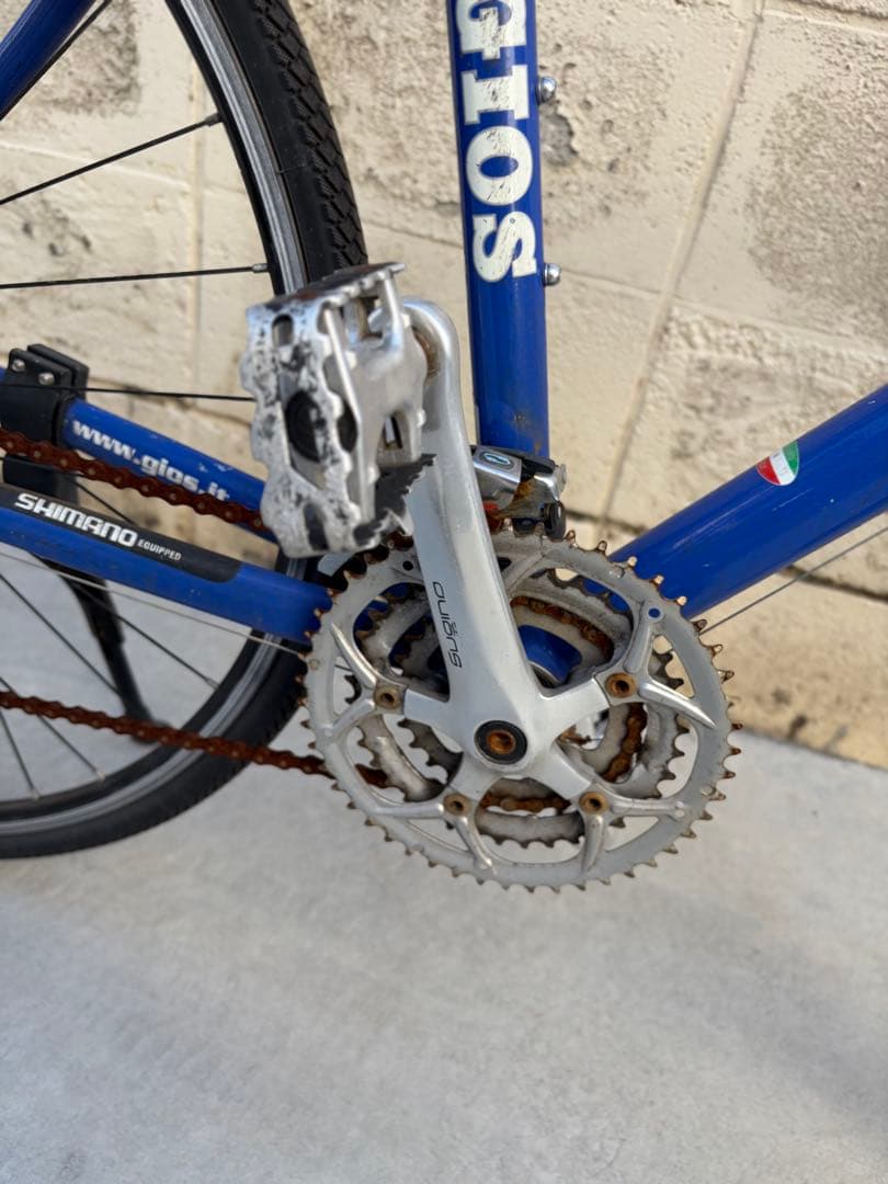 GIOS PURE FLAT ジオスブルー／フレーム490／要メンテ・現状渡し