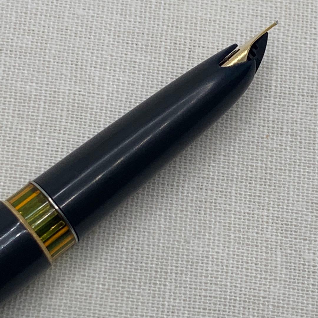 【希少良品】モンブラン no.12 グレー軸　18C EF 万年筆