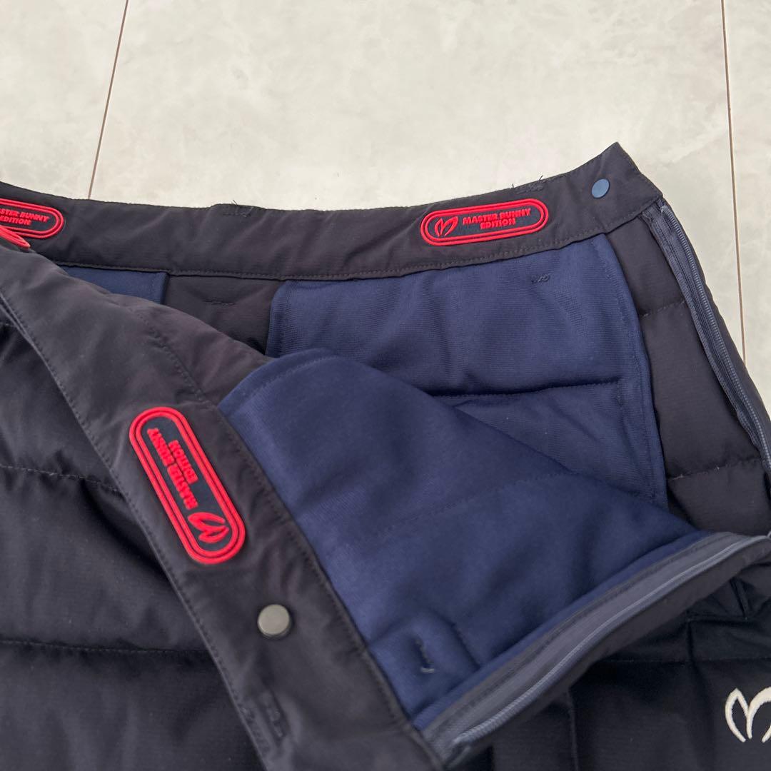 【美品 】マスターバニー★ダウンスカート★紺★サイズ1（M相当）★巻きスカート風