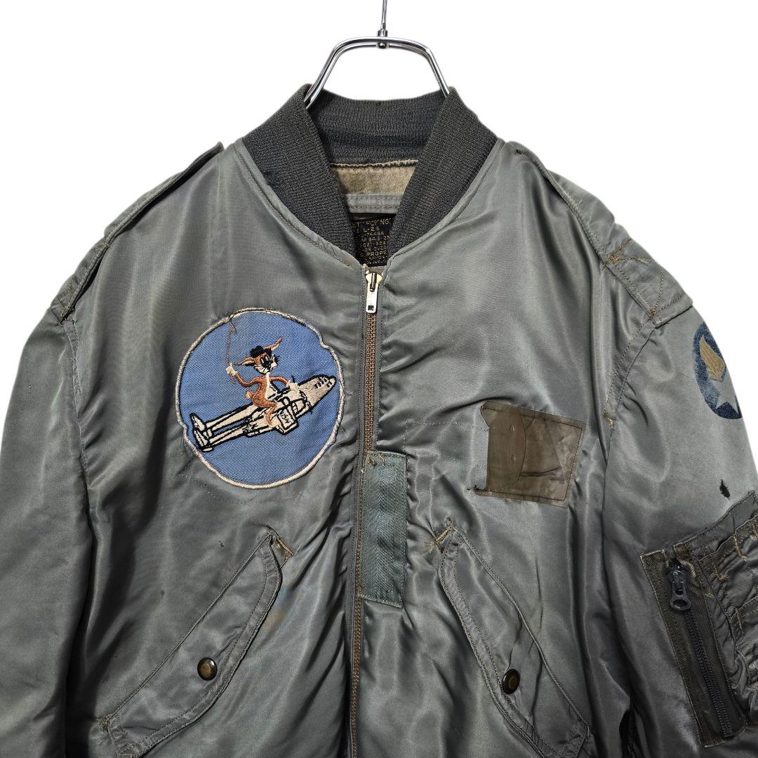 実物 USAF L-2B 50s Blue Anchor フライトジャケット