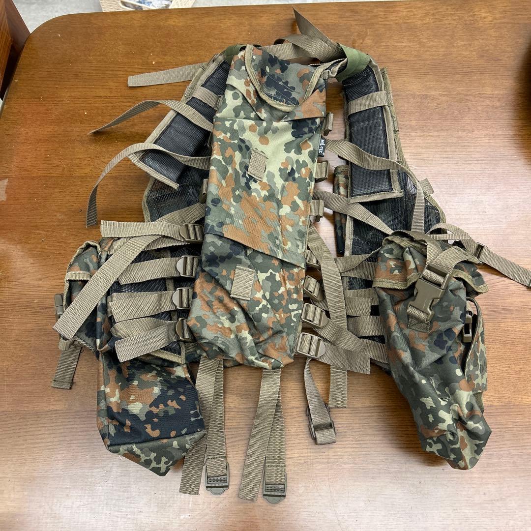 M MIL-TEC社製 タクティカルベスト アサルト フレクターンカモ 迷彩