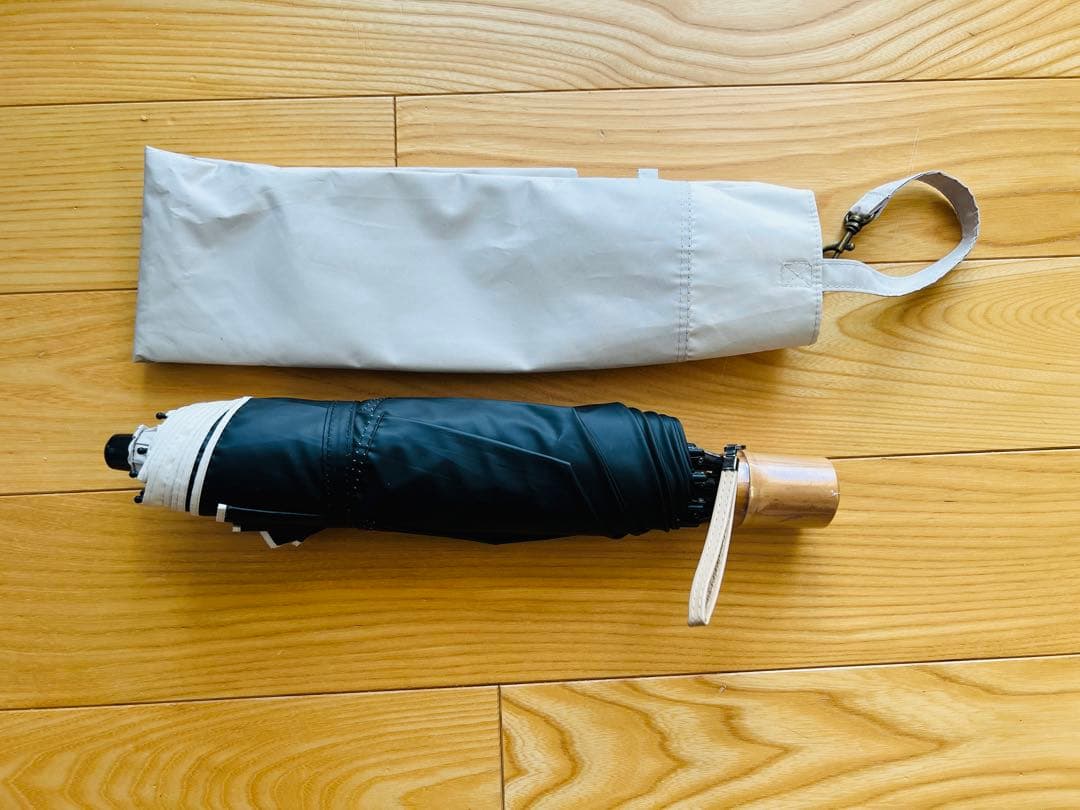 芦屋ロサブラン　2段折りたたみ50cm(傘袋付)コンビ