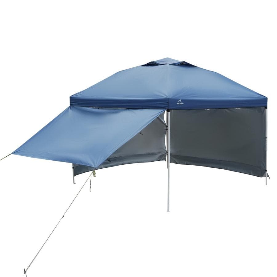 テント タープ 3m UV サイドシートセット 横幕付き セット ワンタッチ