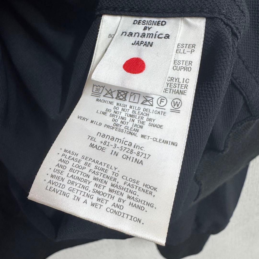 25年 美品 nanamica ALPHADRY S25FA033 ブラック