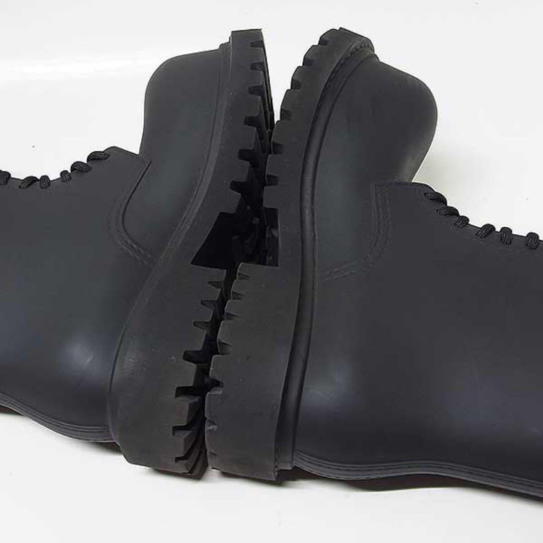 【BALENCIAGA】ステロイドブーツ レースアップ ラバー 40
