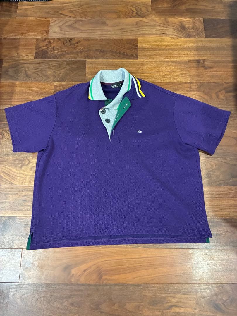 kolor ポロシャツ 紫