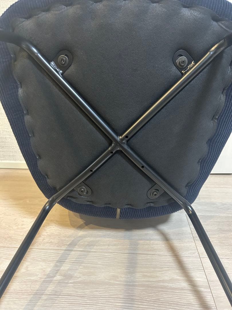 アデペシュ ジップデザインチェア コーデュロイ