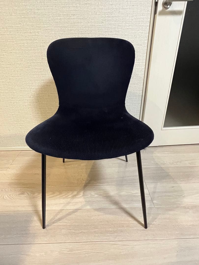 アデペシュ ジップデザインチェア コーデュロイ