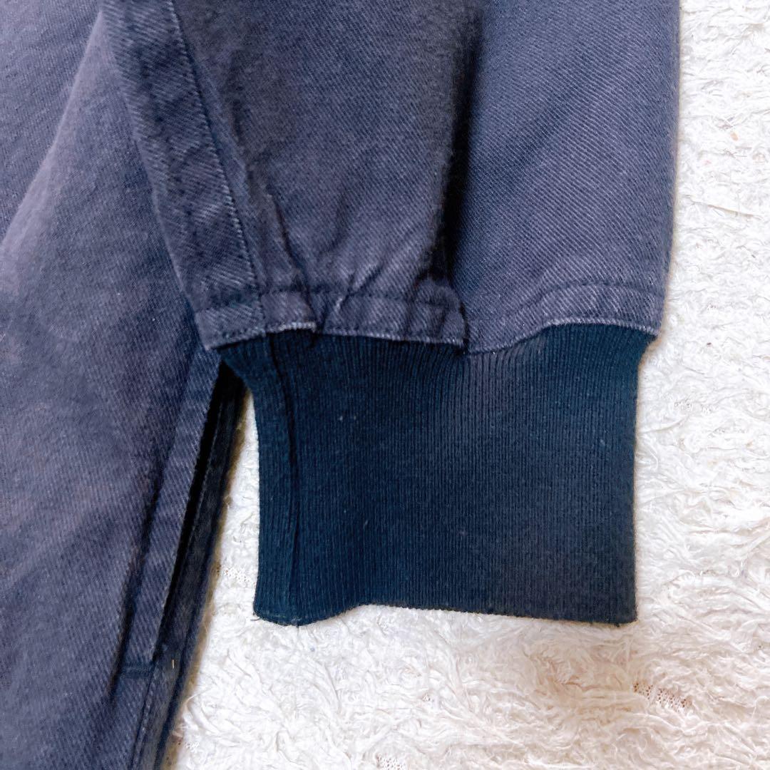 現行MHL. マーガレットハウエル コットンワンピース ニットリブ袖　ゆったり