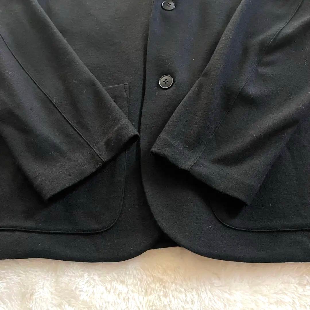 新品タグ付き　完売　アニエスベー　ウール　アンコンテーラードジャケット　M 黒