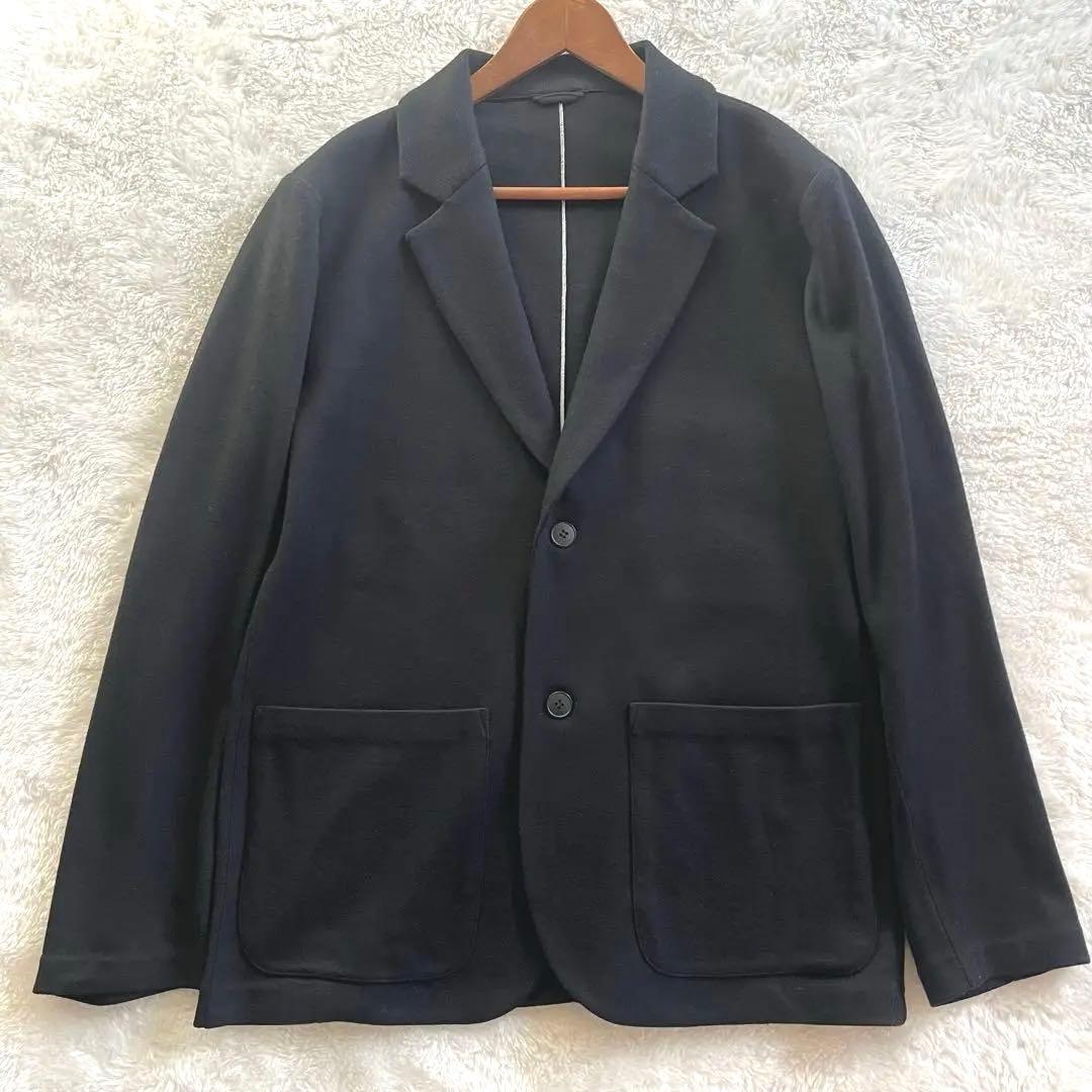 新品タグ付き　完売　アニエスベー　ウール　アンコンテーラードジャケット　M 黒