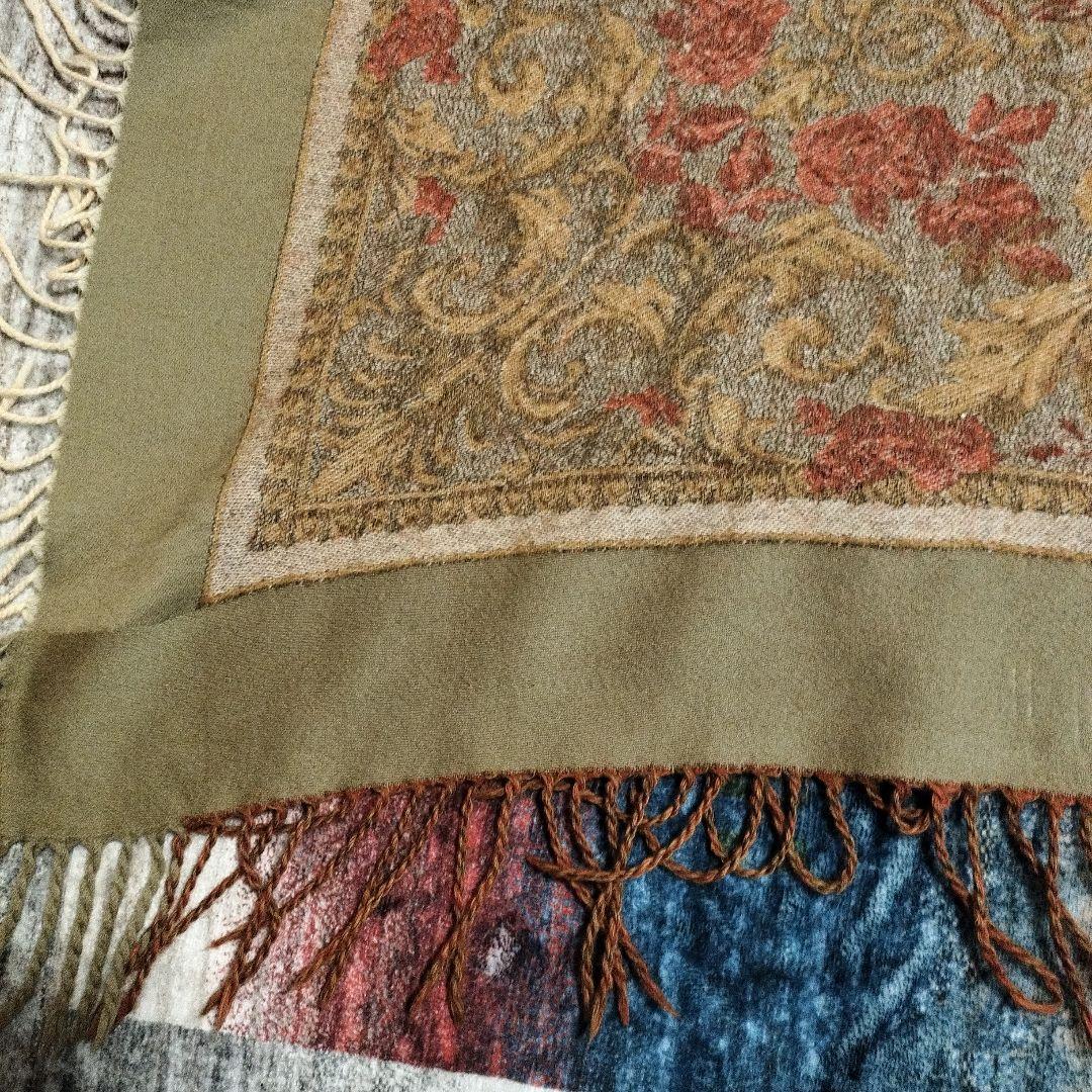 Christian Dior 花柄モノグラムストール