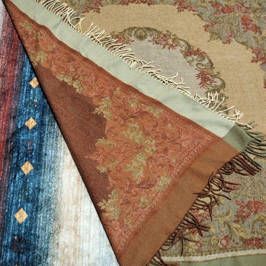 Christian Dior 花柄モノグラムストール