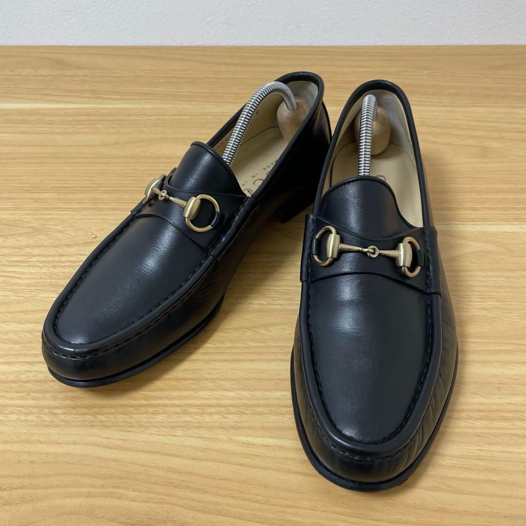 グッチ　ホースビットローファー　レザー　ブラック　110 0009/2 41.5