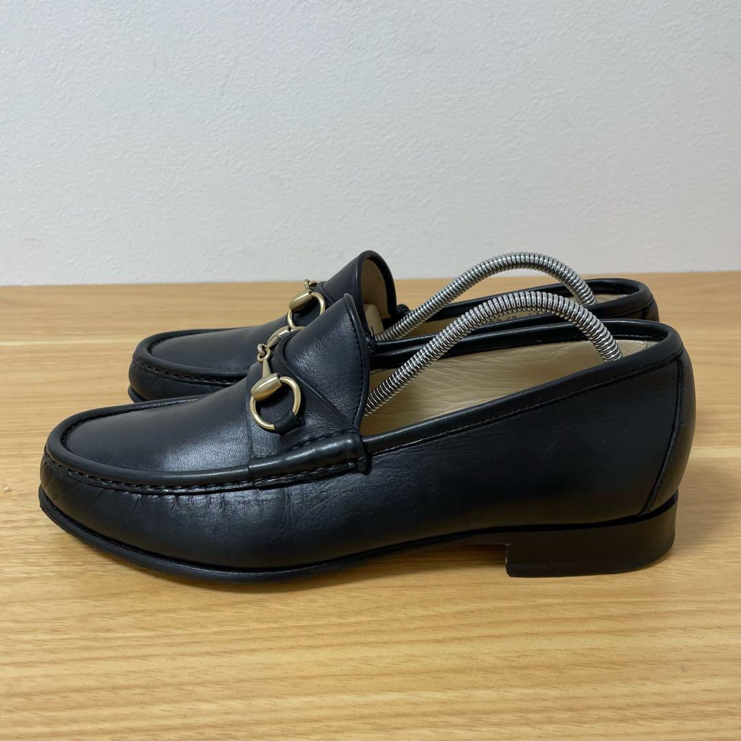 グッチ　ホースビットローファー　レザー　ブラック　110 0009/2 41.5