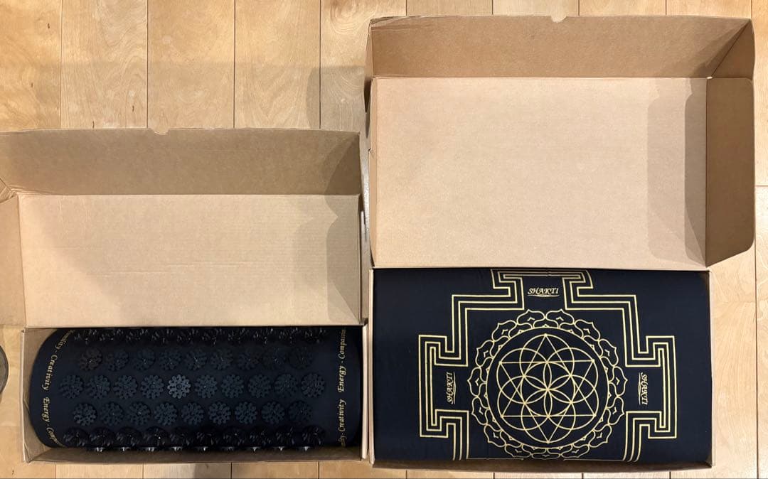 ゆ*ン様 【正規品】Shakti シャクティマット&ピローセット　ブラック