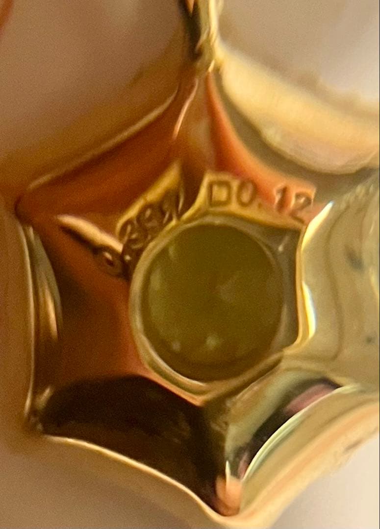 き*ん様 K18＊スフェーン星型 ペンダントトップです