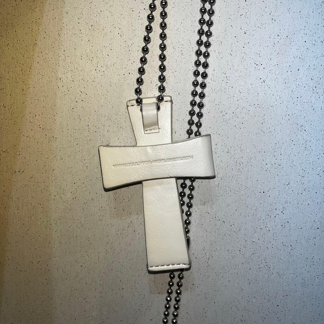 小物 SCULPTOR / Cross Leather Strap Wallet