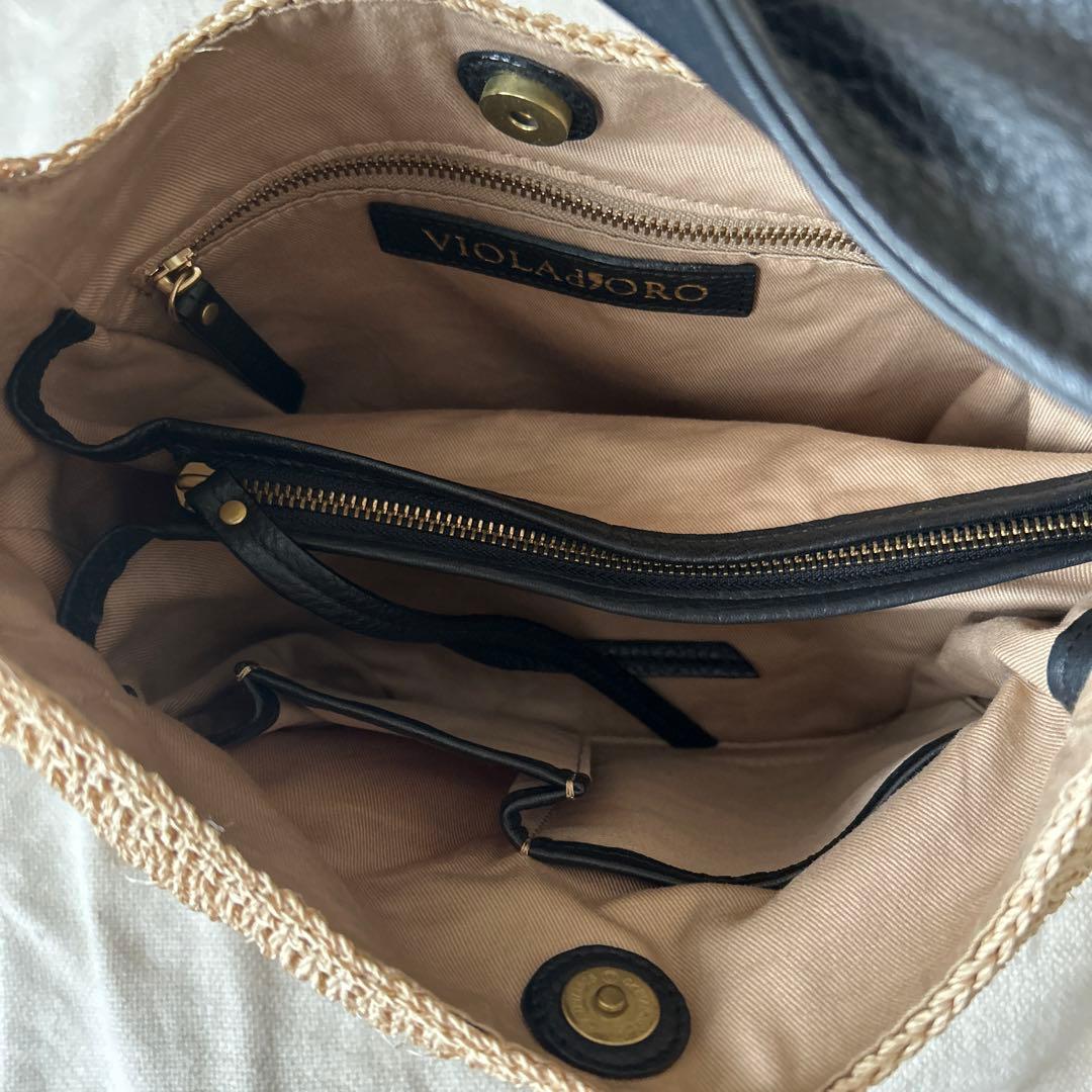 ヴィオラロード　SANDRO アバカ製　ワンショルダーバッグ