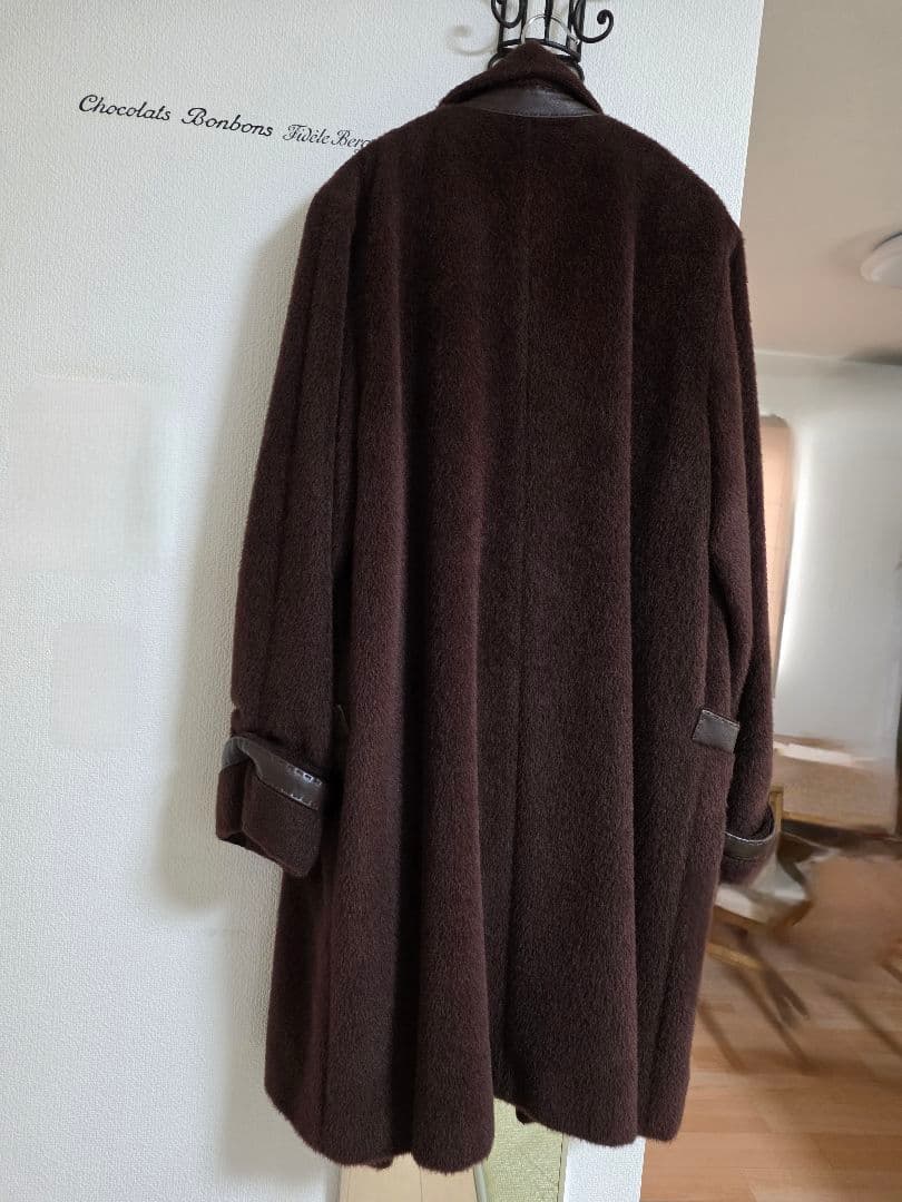 Max Mara　マックスマーラ　ダークブラウン ロングコート