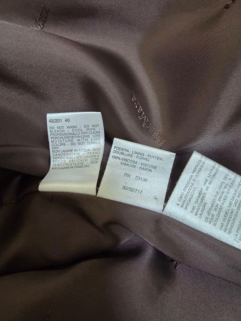 Max Mara　マックスマーラ　ダークブラウン ロングコート