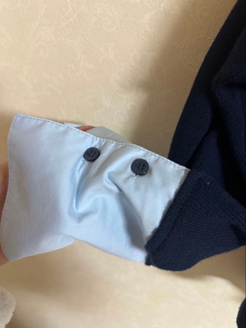 LAGUNAMOON POLO BCS シャツカラーカフスニットプルオーバー