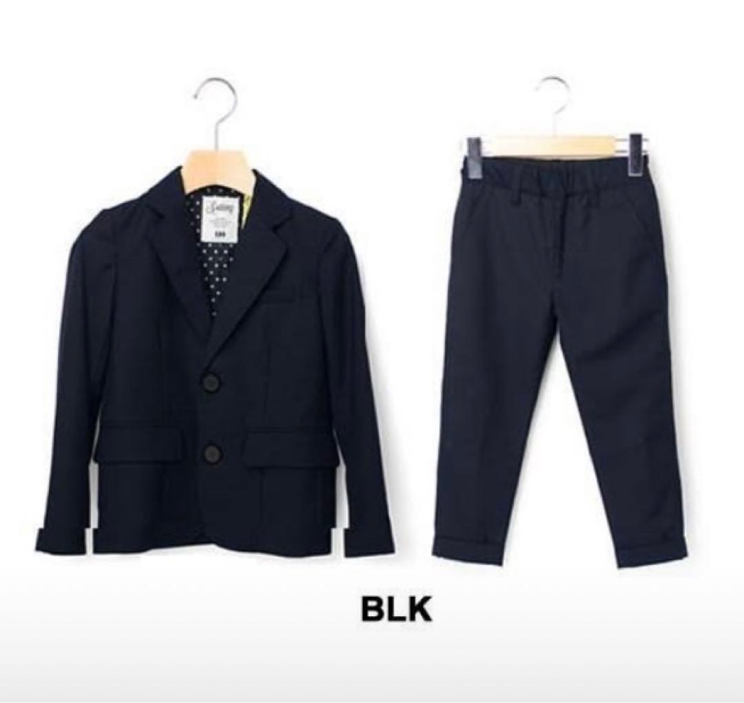 SMOOTHY スムージー スーツ セットアップ 黒 160