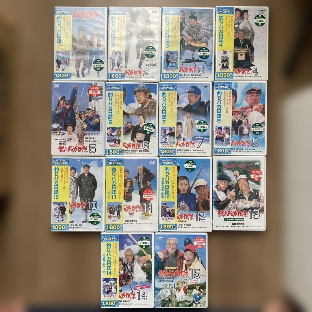 釣りバカ日誌　未開封　dvd まとめ売り　シュリンク有り