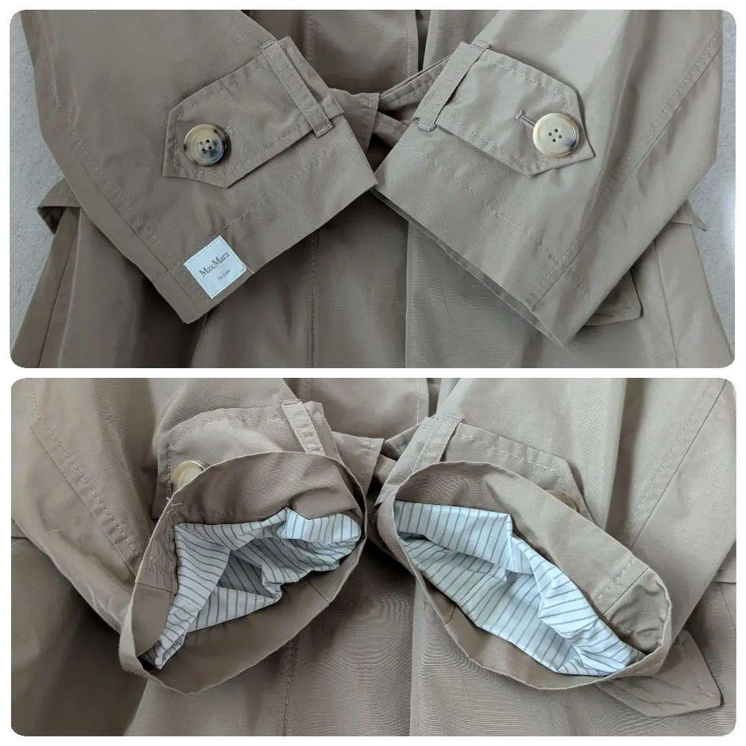 マックスマーラ ロングコート ブラウン系 ベルト 34 S♦April♦