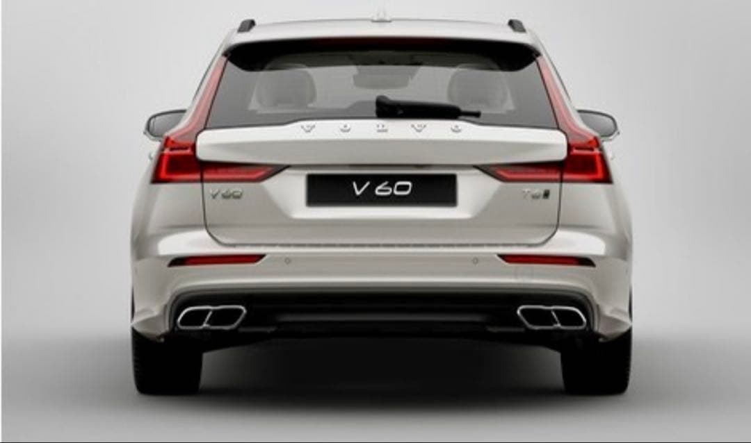 ボルボV60 純正 ダブルー体型テールパイプデイフューザー　マフラーカッター