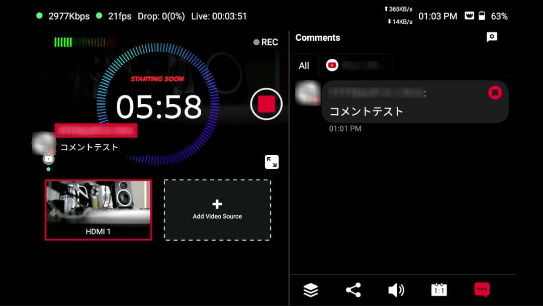Yololiv yoloboxマルチカメラ生放送機 ライブストリーム 初期モデル