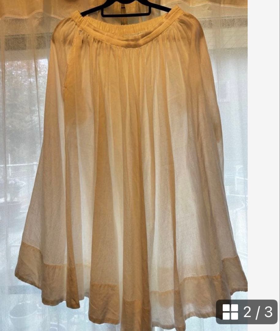 boubobou様おまとめ シースルーカットソー ギャザースカートオフホワイト