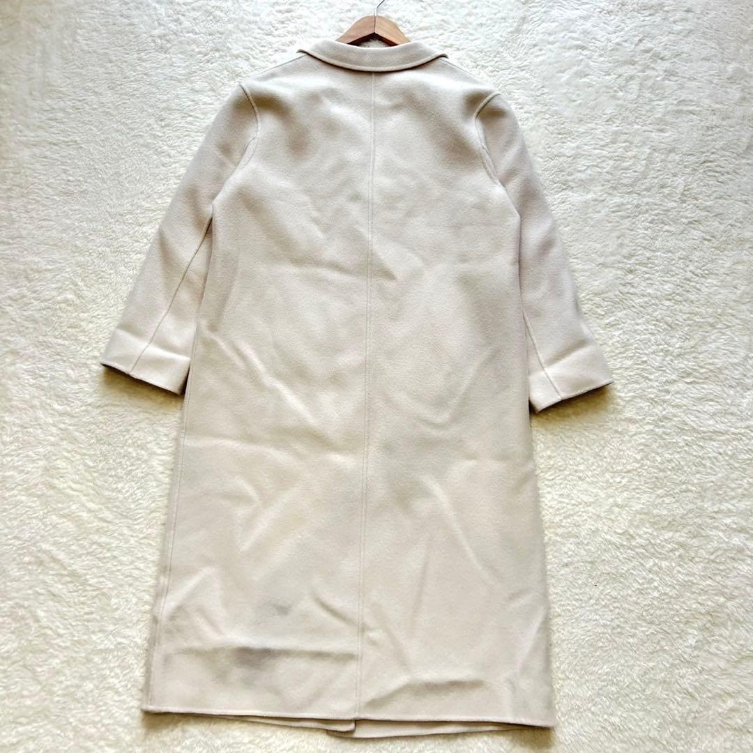 【美品】23区　ウールリバーロングコート ベージュ 38