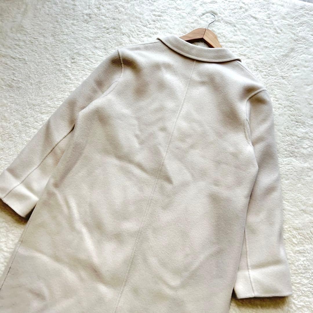 【美品】23区　ウールリバーロングコート ベージュ 38