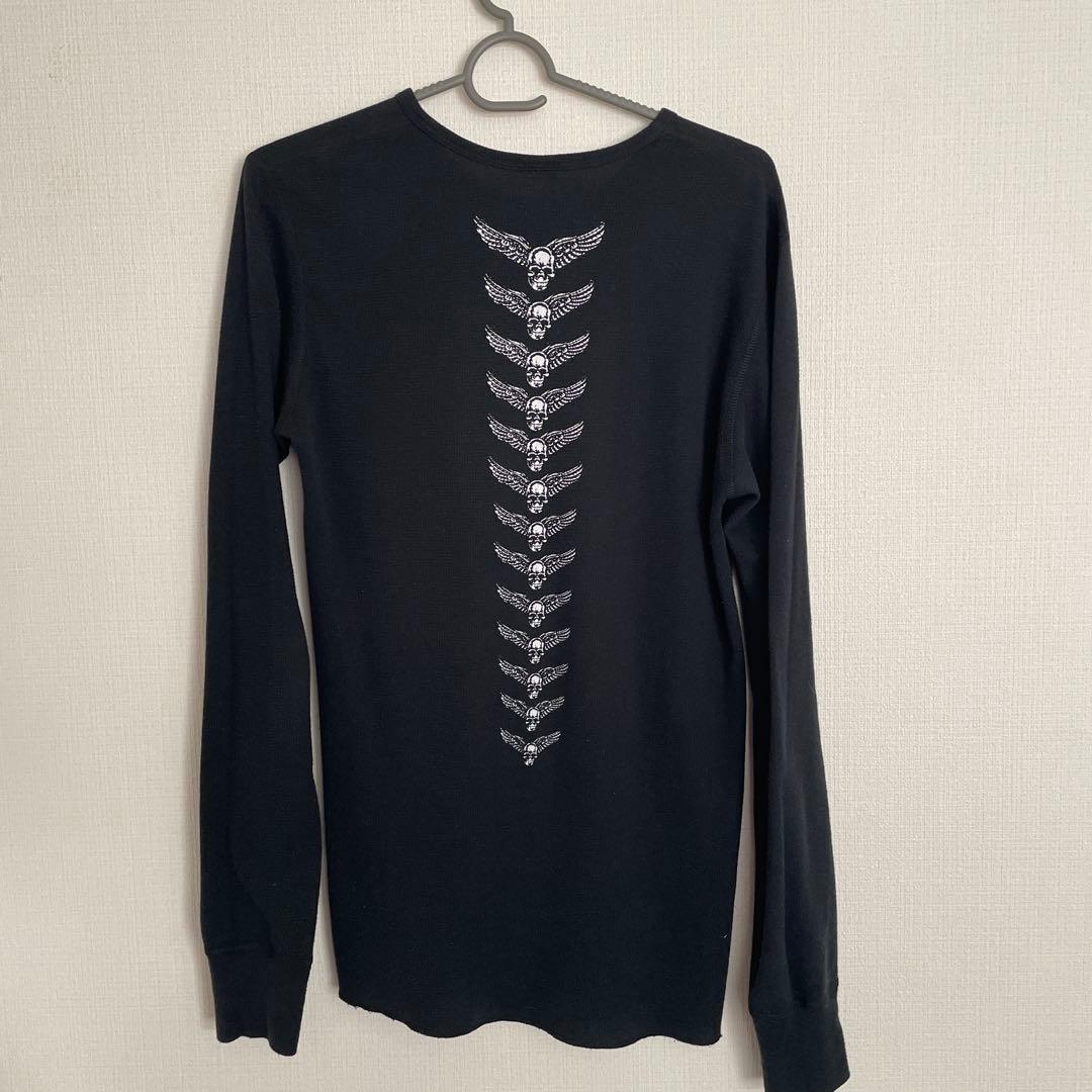 クロムハーツ フォティ スカルウィング サーマル 長袖 Tシャツ FOTI