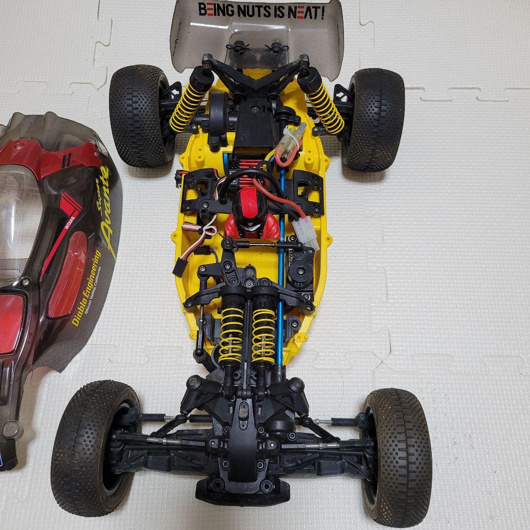 タミヤ　スーパーアバンテ　TD4イエローシャーシ