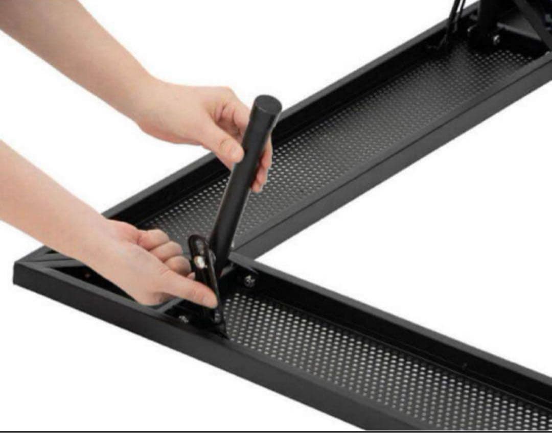 LOGOS／ロゴスアイアンスクエアテーブル たき火、グリルを囲むテーブル