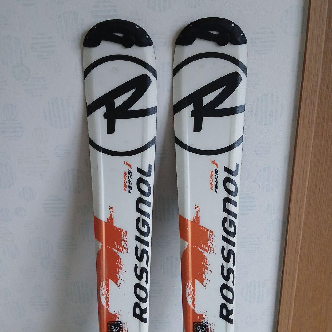 子ども用＊ROSSIGNOL スキー板 ホワイト/オレンジ130センチ